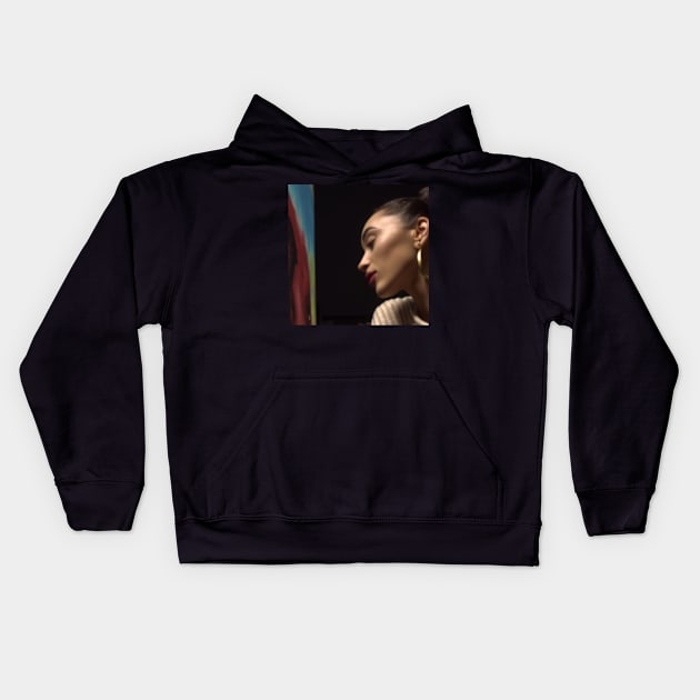 sade blurred Kids Hoodie by tearbytea